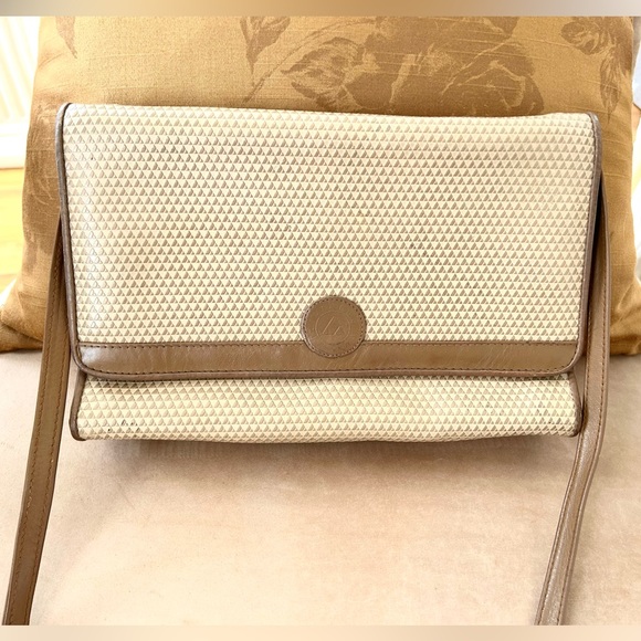 Vintage 80s Liz Claiborne Convertible Clutch Handbag - Picture 8 of 12